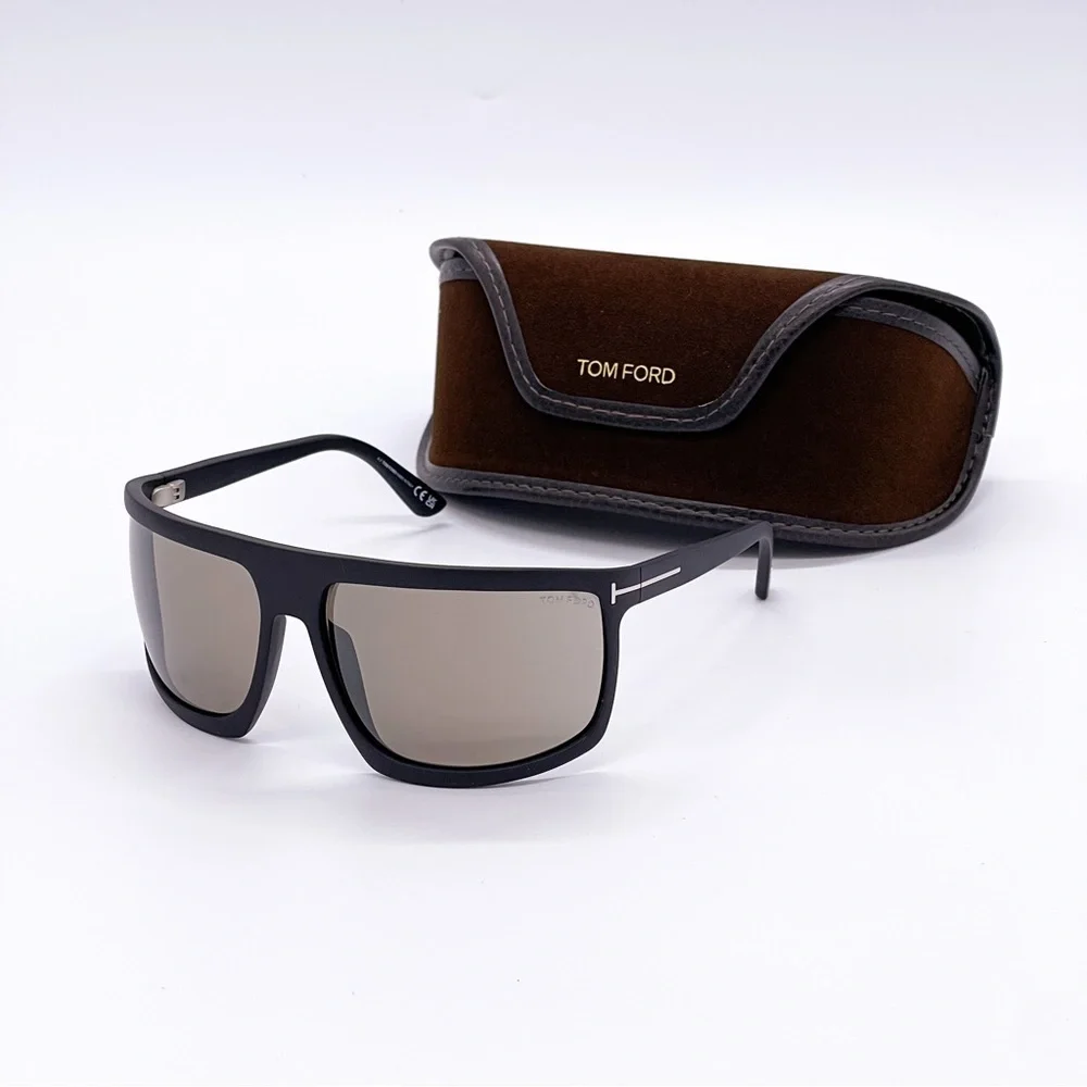 NEW TOM FORD CLINT-02 FT1066/S 02L WOMEN’S SUNGLASSES TOM FORD TF1066 02L